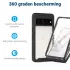 Google Pixel 8 Pro Hoesje Full Protect 360° Cover Hybride Zwart afbeelding 2