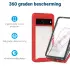 Google Pixel 8 Pro Hoesje Full Protect 360° Cover Hybride Rood afbeelding 2