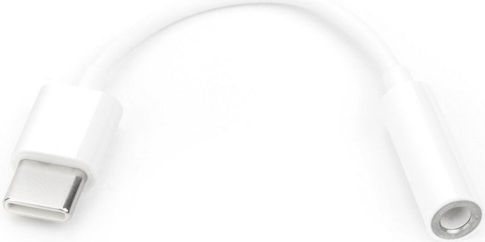 Originele Huawei USB-C naar 3.5mm Jack Audio Adapter 20CM Wit afbeelding 1