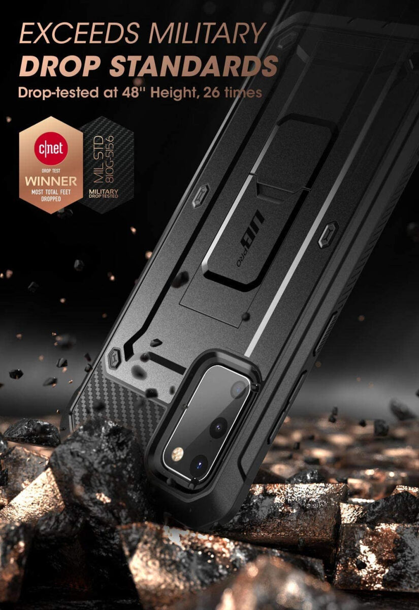 SUPCASE UB Pro Samsung S20 FE Hoesje Full Protect Kickstand Zwart afbeelding 3