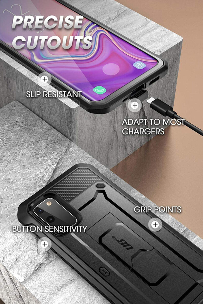 SUPCASE UB Pro Samsung S20 FE Hoesje Full Protect Kickstand Zwart afbeelding 7