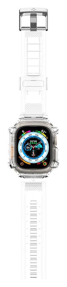 Spigen Rugged Armor Pro - Apple Watch Ultra (2) - Hoesje en Bandje - Clear afbeelding 11
