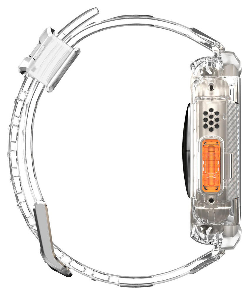 Spigen Rugged Armor Pro - Apple Watch Ultra (2) - Hoesje en Bandje - Clear afbeelding 14