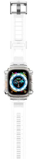 Spigen Rugged Armor Pro - Apple Watch Ultra (2) - Hoesje en Bandje - Clear afbeelding 11