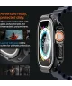 Spigen Tough Armor - Apple Watch Ultra/Ultra 2 Hoesje - Full Protect - Zwart