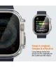Spigen Ultra Hybrid - Apple Watch Ultra / Ultra 2 Hoesje - Transparant