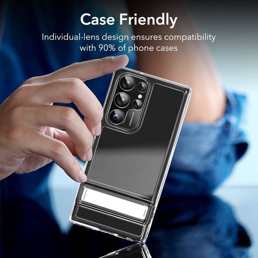 ESR Samsung Galaxy S23 Ultra Camera Lens Protector Zwart afbeelding 4