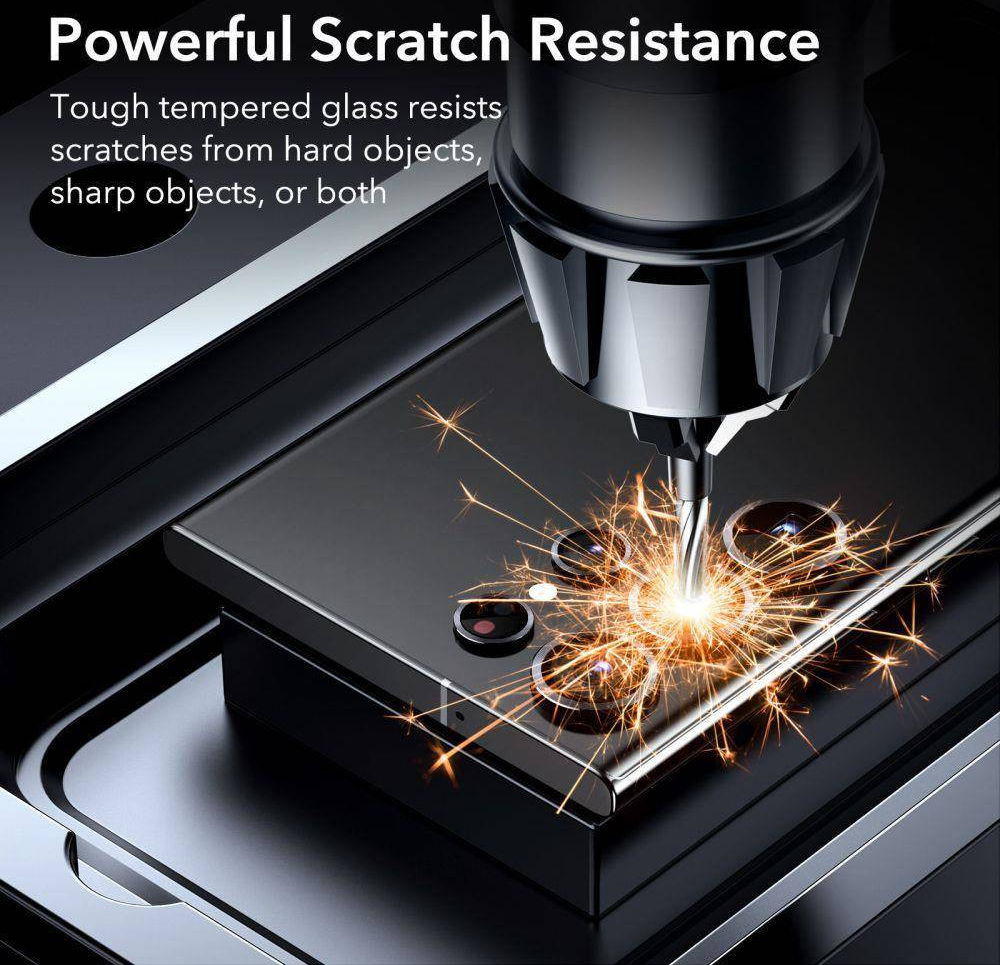 ESR Samsung Galaxy S23 Ultra Camera Lens Protector Zwart afbeelding 6