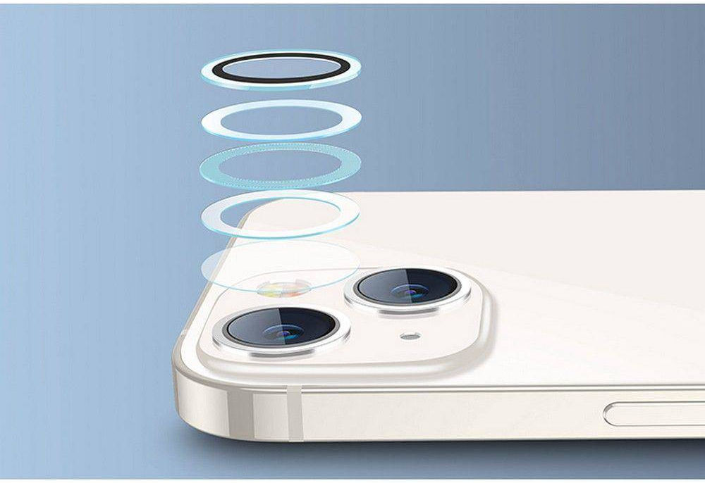 ESR Apple iPhone 14 / 14 Plus Camera Lens Protector Zwart afbeelding 6