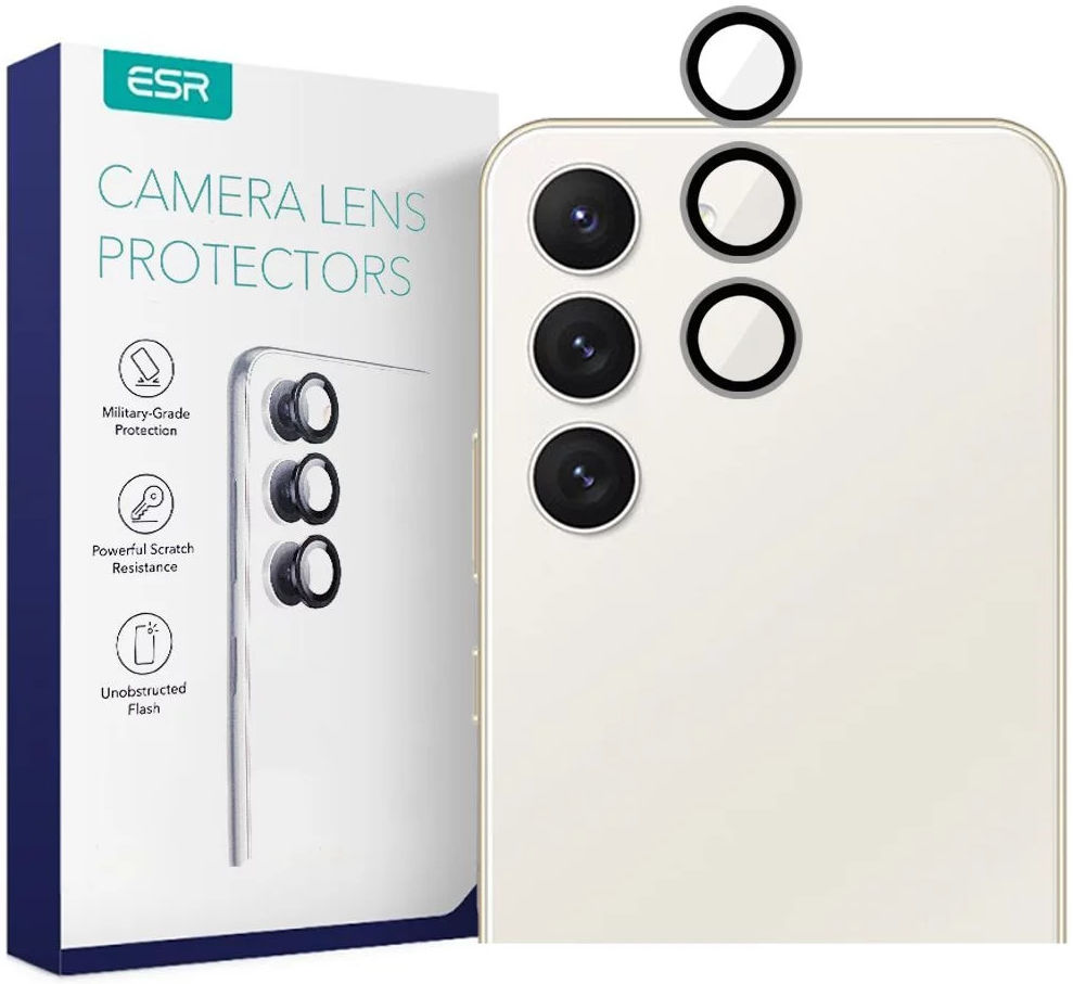ESR Samsung Galaxy S23 / S23 Plus Camera Lens Protector Zilver afbeelding 1