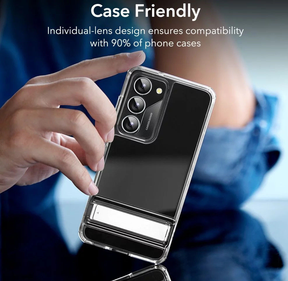 ESR Samsung Galaxy S23 / S23 Plus Camera Lens Protector Zilver afbeelding 6