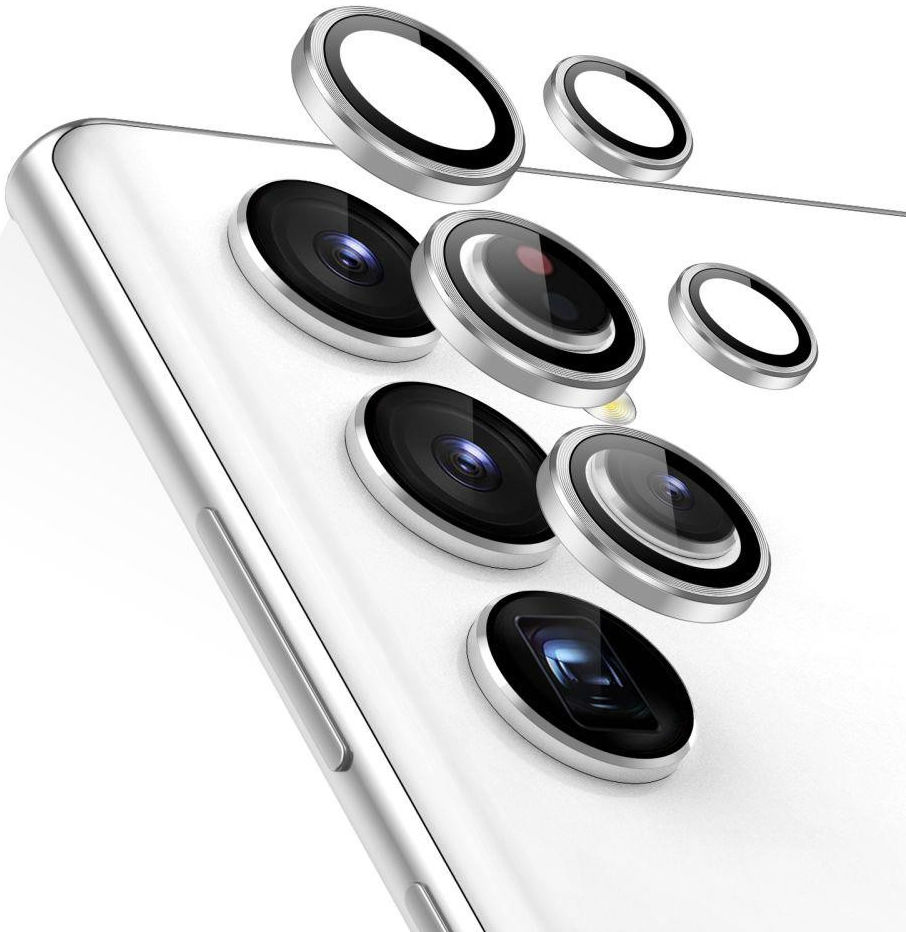 ESR Samsung Galaxy S23 Ultra Camera Lens Protector Zilver afbeelding 2