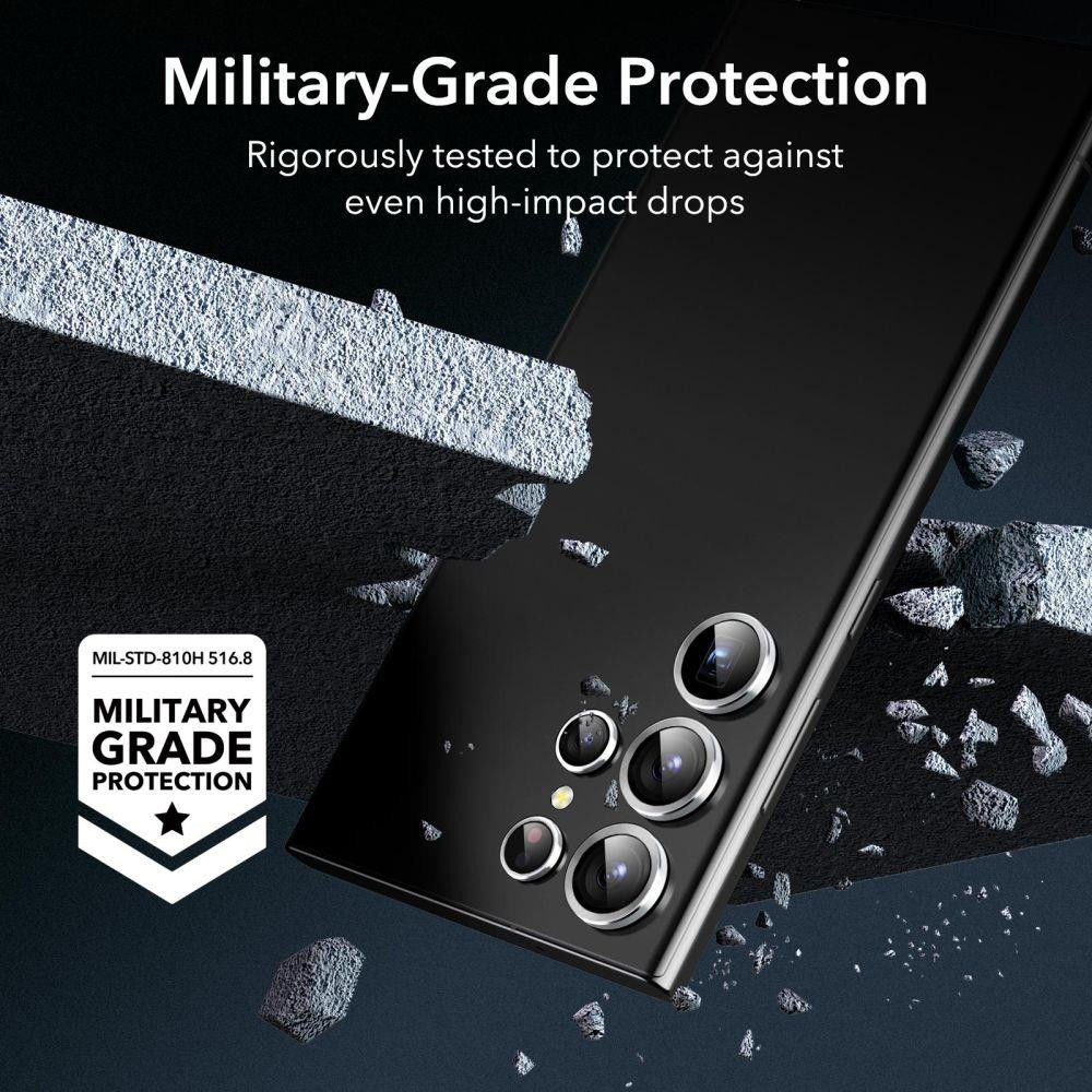ESR Samsung Galaxy S23 Ultra Camera Lens Protector Zilver afbeelding 5