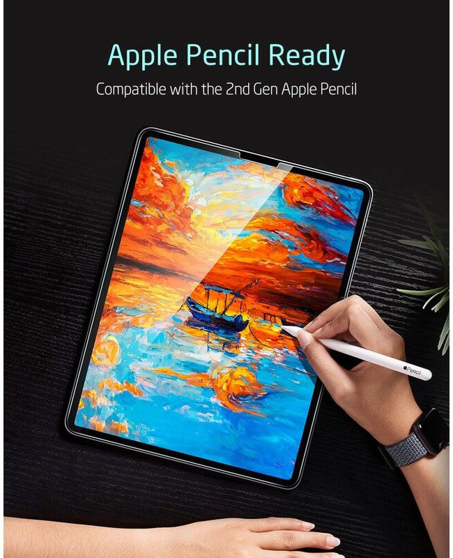 ESR iPad Pro 12.9 (2018/2020/2021/2022) Screen Protector met Frame afbeelding 5