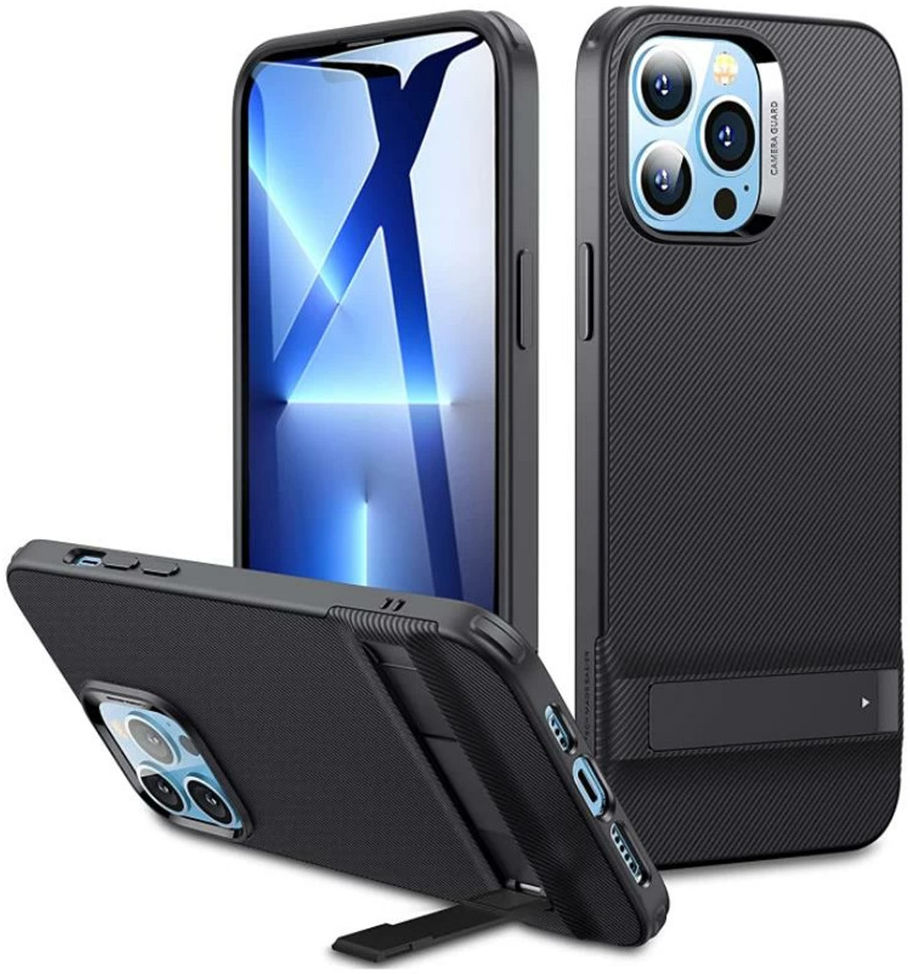 ESR Air Shield Boost Apple IPhone 13 Pro Hoesje Kickstand Zwart