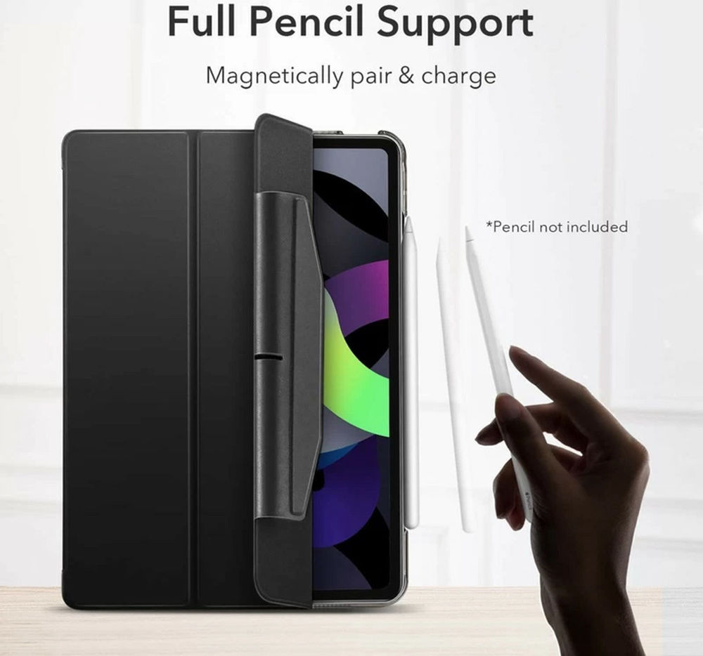 ESR Ascend Trifold Apple iPad Air (2020/2022) Hoes Book Case Grijs afbeelding 7
