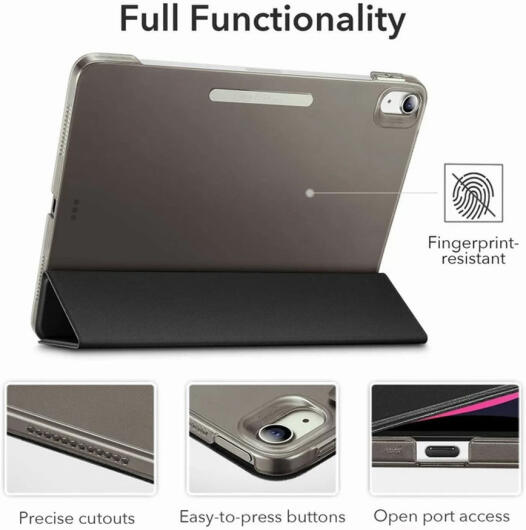 ESR Ascend Trifold Apple iPad Air (2020/2022) Hoes Book Case Grijs afbeelding 5