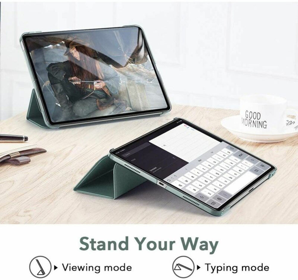 ESR Ascend Trifold Apple iPad Air (2020/2022) Hoes Book Case Groen afbeelding 2