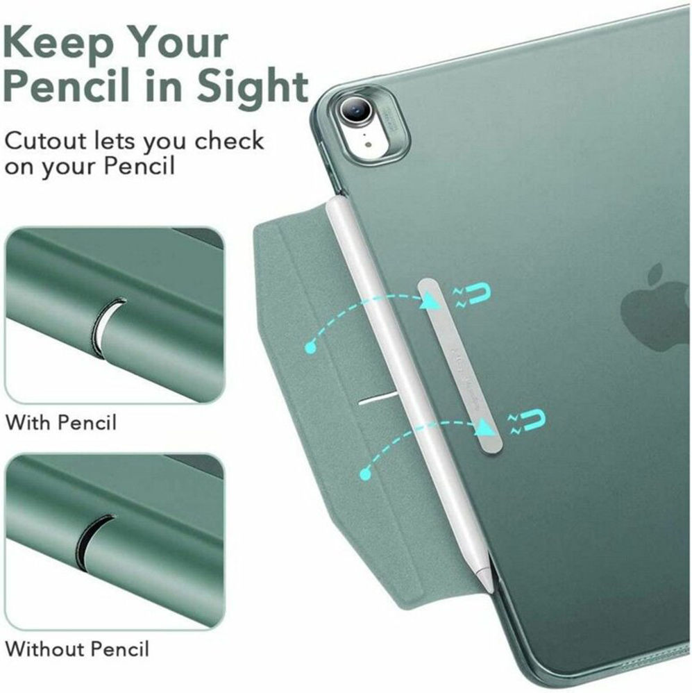 ESR Ascend Trifold Apple iPad Air (2020/2022) Hoes Book Case Groen afbeelding 5