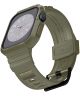 Spigen Rugged Armor Pro - Apple Watch 45MM / 44MM Hoesje en Bandje - Khaki
