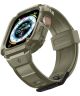 Spigen Rugged Armor Pro - Apple Watch Ultra (2) - Hoesje en Bandje - Khaki