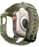 Spigen Rugged Armor Pro - Apple Watch Ultra (2) - Hoesje en Bandje - Khaki