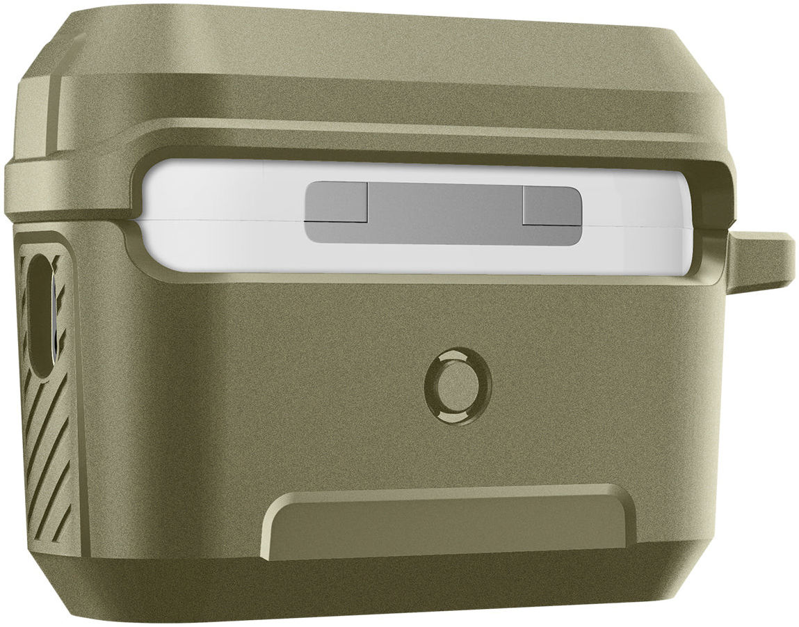 Spigen Lock Fit Apple AirPods Pro 1 / 2 Hoesje Khaki afbeelding 16