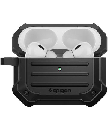 Spigen Tough Armor MagFit Apple AirPods Pro 1/2 Hoesje MagSafe Zwart Hoesjes
