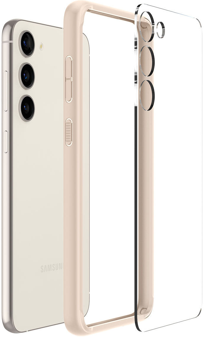 Spigen Ultra Hybrid Samsung Galaxy S23 Hoesje Back Cover Beige afbeelding 10