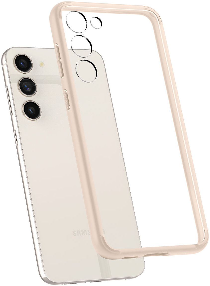 Spigen Ultra Hybrid Samsung Galaxy S23 Hoesje Back Cover Beige afbeelding 2