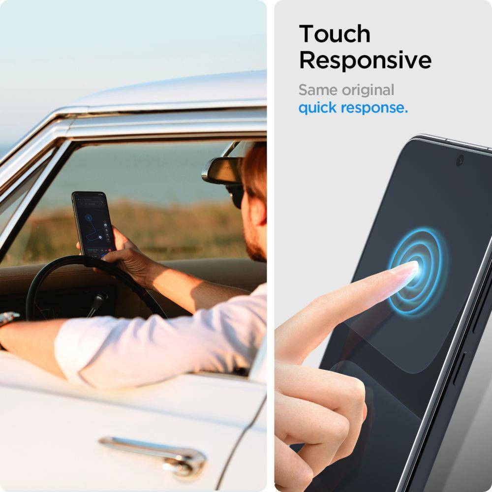 Spigen GLAS.tR Slim Xiaomi 13 Screen Protector Tempered Glass (2-Pack) afbeelding 3