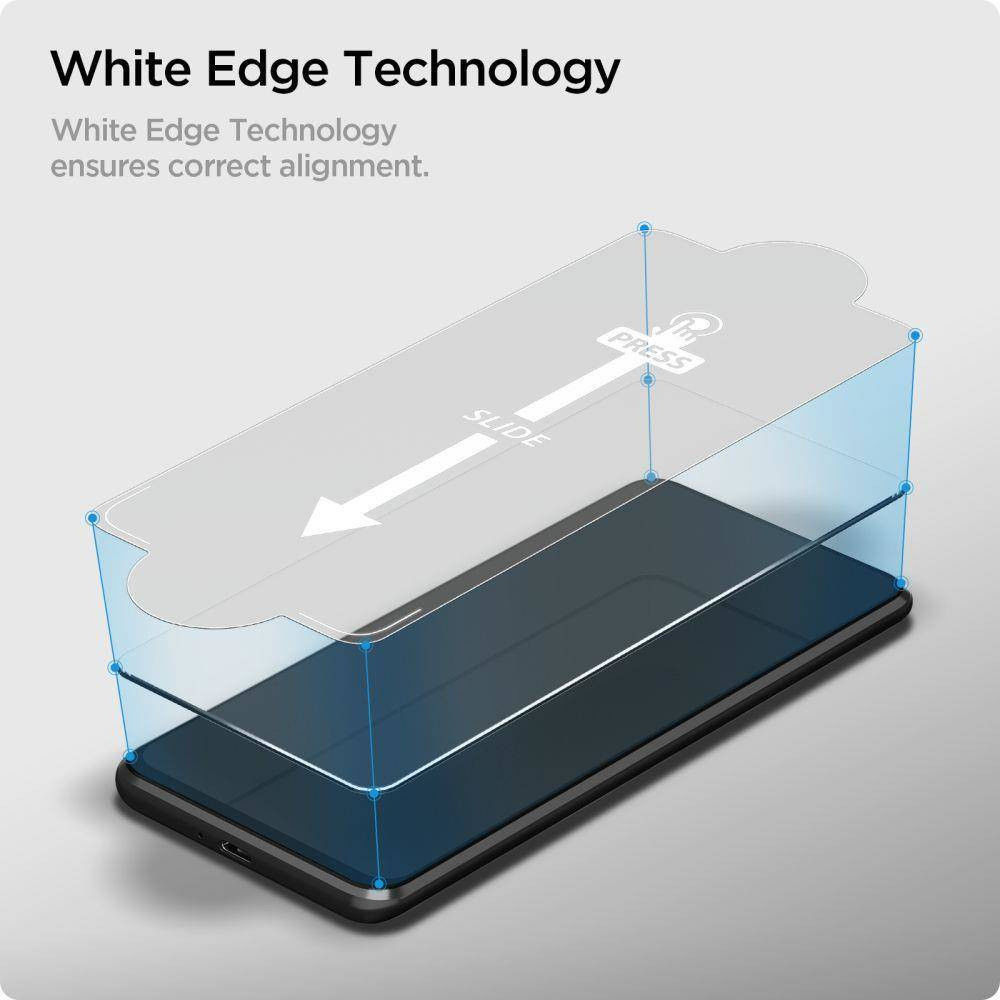 Spigen GLAS.tR Slim Xiaomi 13 Screen Protector Tempered Glass (2-Pack) afbeelding 4