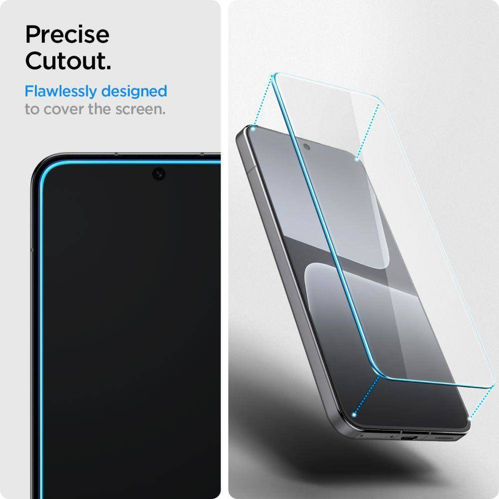 Spigen GLAS.tR Slim Xiaomi 13 Screen Protector Tempered Glass (2-Pack) afbeelding 6
