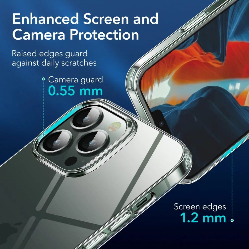 ESR Project Zero Apple iPhone 13 Pro Hoesje Dun TPU Transparant afbeelding 4