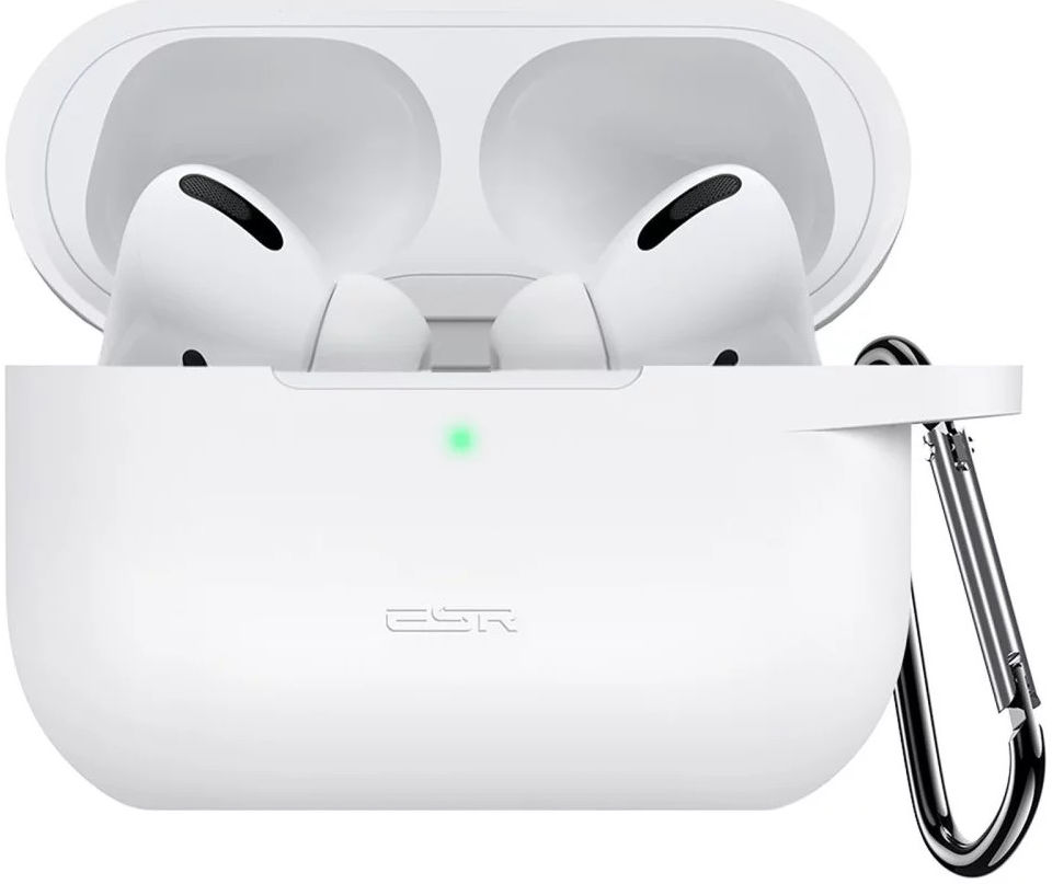 ESR Bounce Apple AirPods Pro 1/2 Hoesje Siliconen Wit afbeelding 1