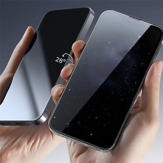 ESR iPhone 13/13 Pro/14 Privacy Screen Protector Tempered Glass 2-Pack afbeelding 3