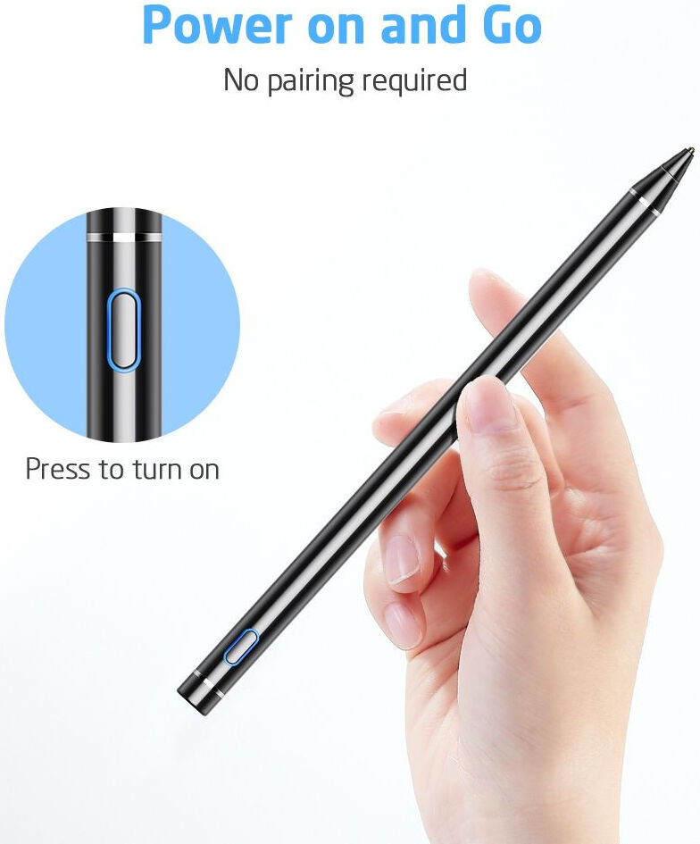 ESR Digital Actieve Stylus Pen met Handschoen + micro-USB-Kabel Zwart afbeelding 4