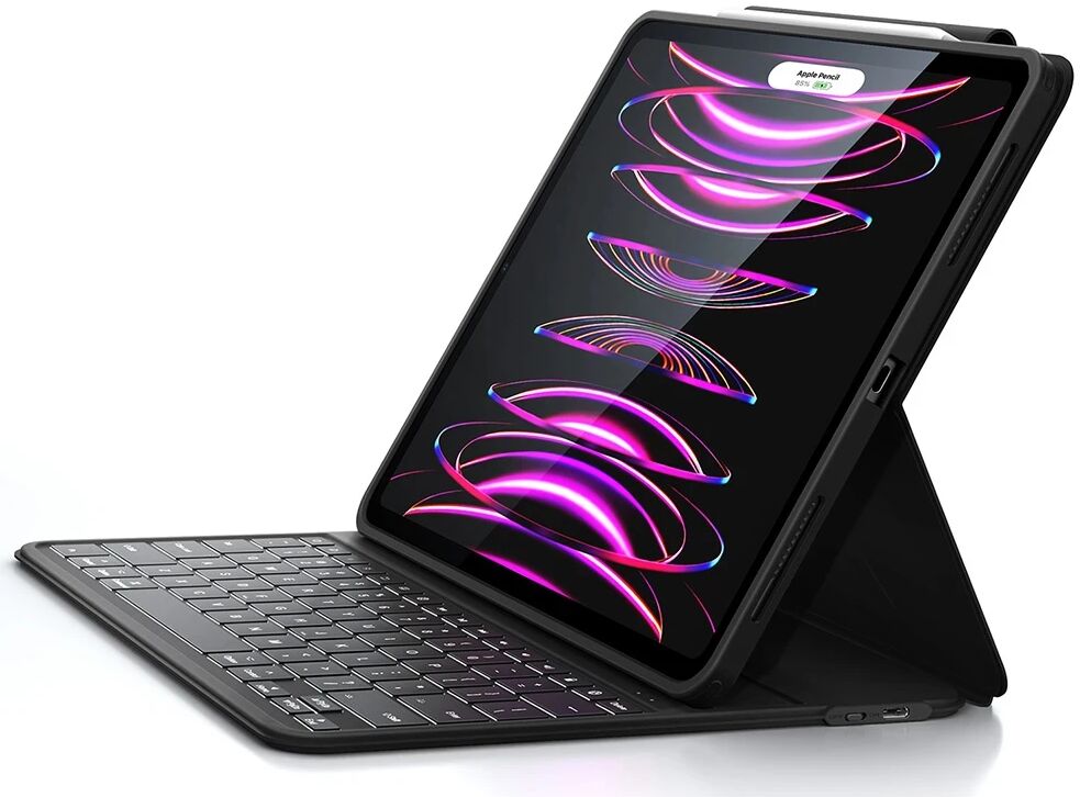 ESR Ascend Keyboard Lite iPad Pro 12.9 Toetsenbord Hoes Zwart afbeelding 1