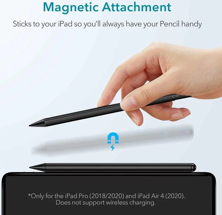 ESR Digital+ Stylus Pen met Palm Rejection voor iPad Wit afbeelding 4