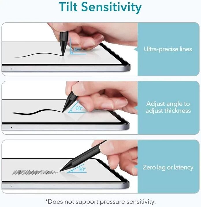 ESR Digital+ Stylus Pen met Palm Rejection voor iPad Wit afbeelding 7