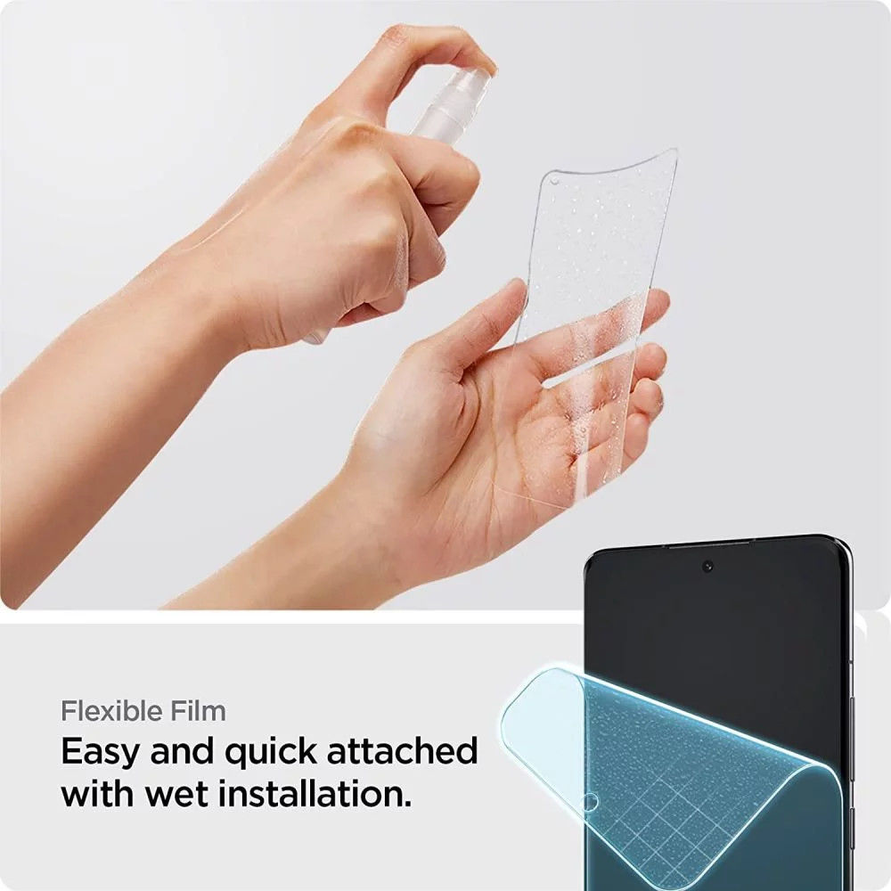Spigen NeoFlex Xiaomi 13 Pro Screen Protector Display Folie (2-Pack) afbeelding 3