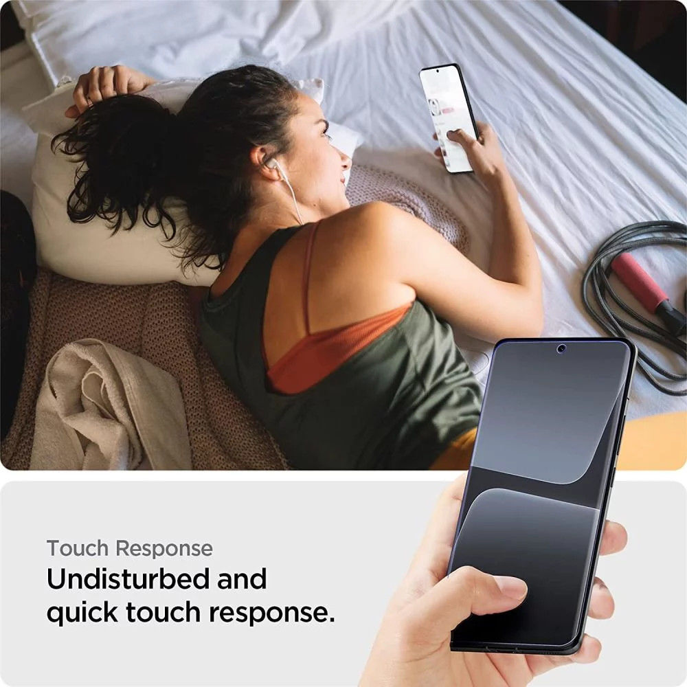 Spigen NeoFlex Xiaomi 13 Pro Screen Protector Display Folie (2-Pack) afbeelding 8