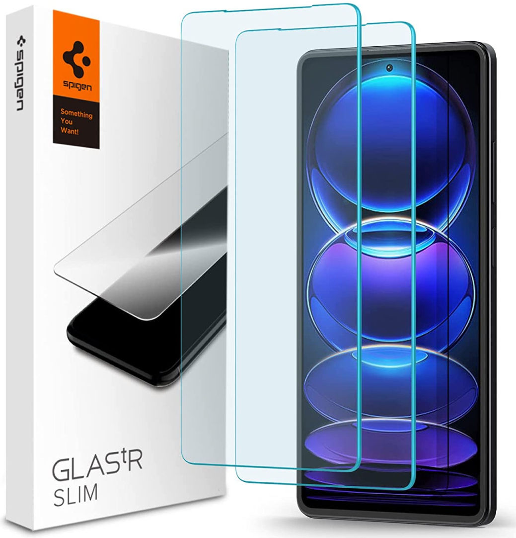 Spigen Xiaomi Redmi Note 12 Pro (Plus)/Poco X5 Pro Protector 2-Pack afbeelding 1