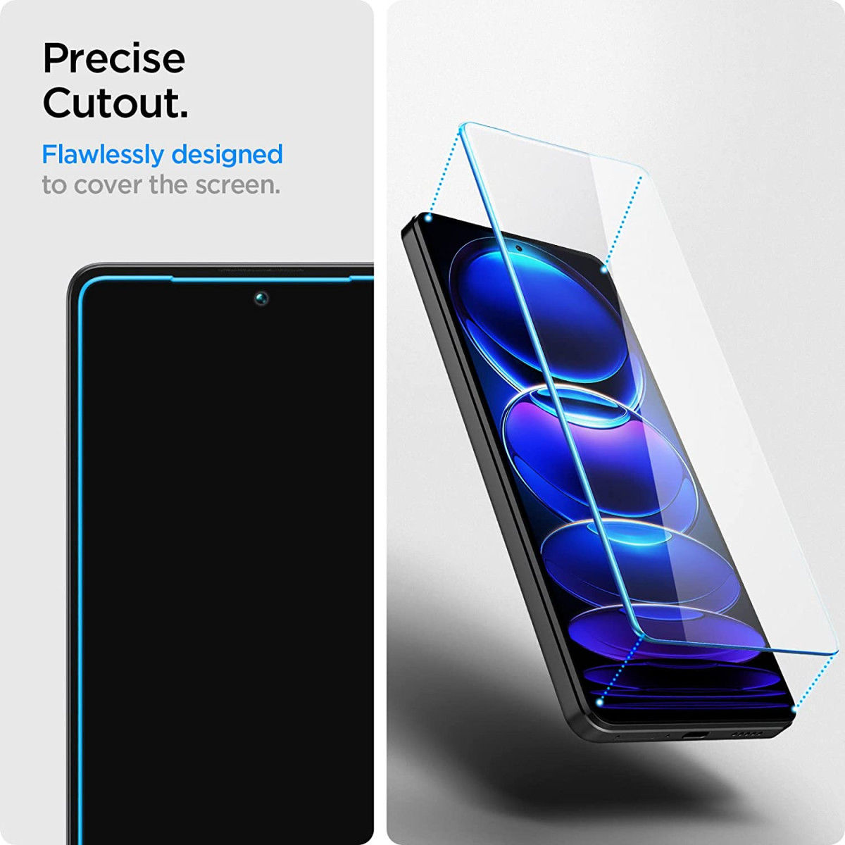 Spigen Xiaomi Redmi Note 12 Pro (Plus)/Poco X5 Pro Protector 2-Pack afbeelding 5