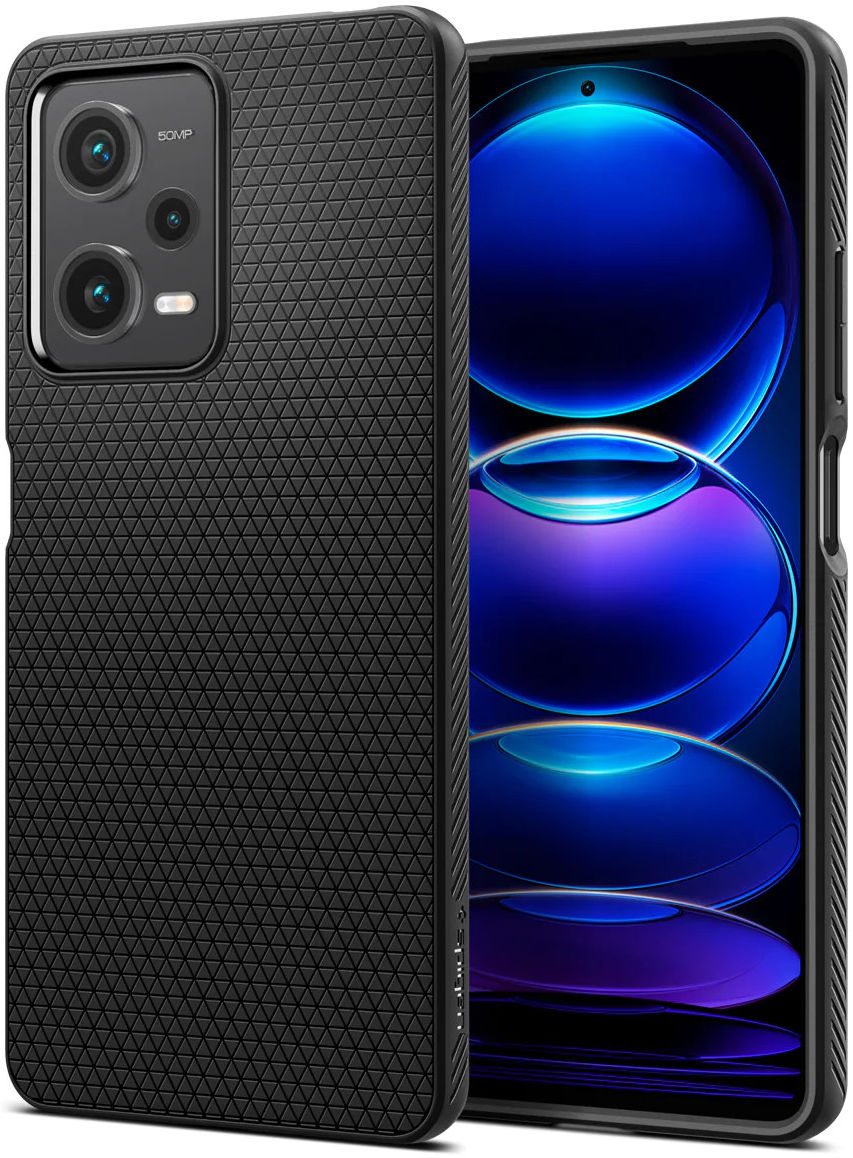Spigen Liquid Air Xiaomi Redmi Note 12 Pro/Poco X5 Pro Hoesje Zwart afbeelding 1