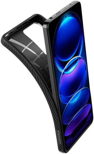 Spigen Liquid Air Xiaomi Redmi Note 12 Pro/Poco X5 Pro Hoesje Zwart afbeelding 2