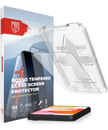 Rosso Samsung Galaxy A14 Tempered Glass met Installatietray Screen Protectors