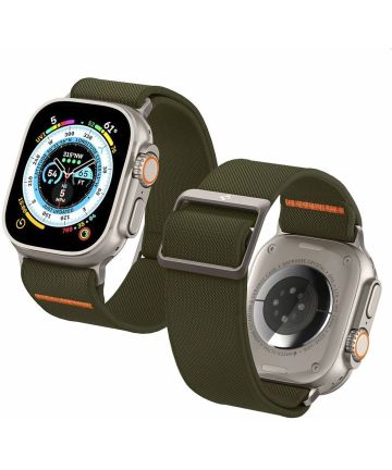 Spigen Fit Ultra Apple Watch Bandje - 1-9/SE/Ultra 42MM/44MM/45MM/49MM - Khaki Bandjes
