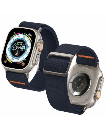 Spigen Fit Lite - Ultra Apple Watch Bandje - 42MM/44MM/45MM/49MM - Navy Bandjes