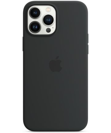 Origineel Apple iPhone 13 Pro Max Hoesje MagSafe Silicone Case Zwart Hoesjes